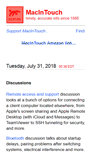 Mobile Screenshot of macintouch.com