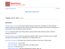 Tablet Screenshot of macintouch.com